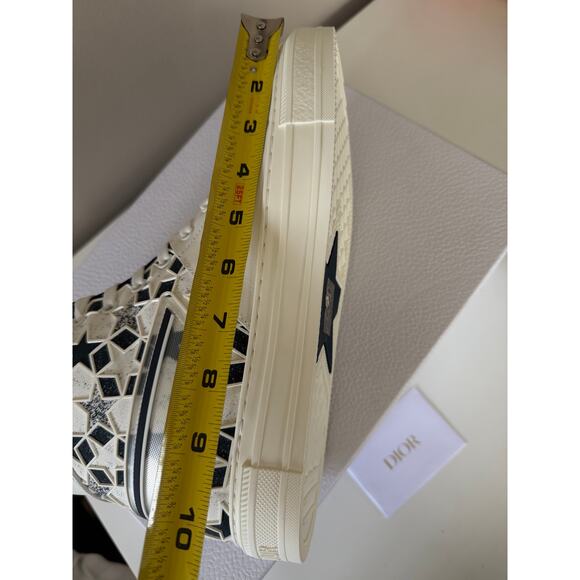 $1150 Christian Dior Walk N Dior Star Leather Sneakers Men Unisex Size 41 Shoes main image 12